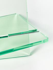 Support de lecture Crystal, 27 x 25 cm, Verre acrylique, Vert clair, transparent, larg. 27 x haut. 25 cm