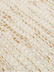 Tapis en laine beige jaune tissé main Lule, Ocre, beige