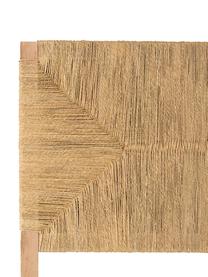 Zagłówek do łóżka z drewna naturalnego Bubu, Drewno mangowe, Beżowy, S 140 x W 120 cm