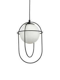 Petite suspension en verre Axis, Noir