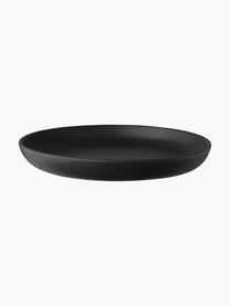 Snídaňový talíř Nordic Kitchen, 4 ks, Kamenina, Černá, Ø 17 cm