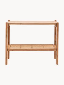 Konzolový stolík z akáciového dreva Cannes, Akáciové drevo, ratan, Akáciové drevo, Š 100 x V 80 cm