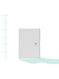 Housse de protection en coton bio Wave, Gris, blanc