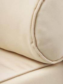 Garten-Loungesessel Bo, Bezug: Polyester (UV-beständig) , Gestell: Massives Akazienholz, geö, Webstoff Beige, Akazienholz, B 72 x H 64 cm