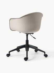 Kancelárska stolička Claire, Hnedosivá, čierna, Š 66 x H 60 cm