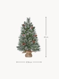 Kunstmatige besneeuwde kerstboom Vandans, in verschillende formaten, Kunststof, Zonder LED, Ø 30 x H 45 cm