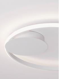 Plafón LED regulable Fuline, Pantalla: metal, Anclaje: metal, Blanco, Ø 50 x Al 5 cm