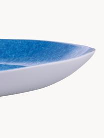 Speiseteller Ocean, 4er-Set, Melamin, Blau- und Lilatöne, Ø 28 cm