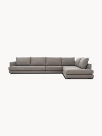 XL-Ecksofa Tribeca, Bezug: 100 % Polyester Der hochw, Gestell: Massives Kiefernholz, Webstoff Taupe, B 405 x T 228 cm, Eckteil rechts