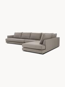 XL-Ecksofa Tribeca, Bezug: 100 % Polyester Der hochw, Gestell: Massives Kiefernholz, Webstoff Taupe, B 405 x T 228 cm, Eckteil rechts