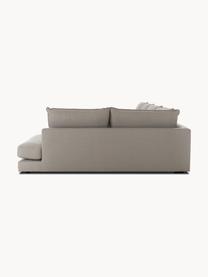 XL-Ecksofa Tribeca, Bezug: 100 % Polyester Der hochw, Gestell: Massives Kiefernholz, Webstoff Taupe, B 405 x T 228 cm, Eckteil rechts