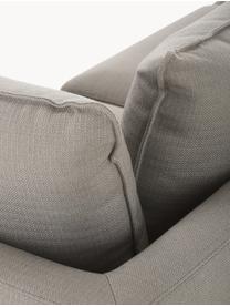 Canapé d'angle XL Tribeca, Tissu taupe, larg. 405 x prof. 228 cm, méridienne à droite