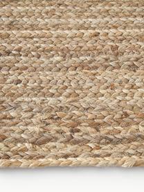 Handgemaakte juten loper Sharmila, 100% jute, Bruin, B 80 x L 250 cm