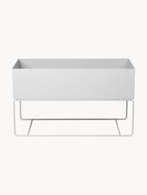 Portavaso Plant Box, Acciaio verniciato a polvere, Grigio chiaro, Larg. 77 x Alt. 45 cm