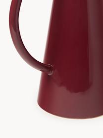 Vaso di design Frigya, alt. 31 cm, Gres, Rosso vino, Larg. 29 x Alt. 31 cm