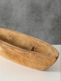 Coupe décorative Teak, 50 x 13 cm, Brun