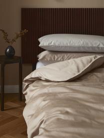 Baumwollsatin-Bettdeckenbezug Comfort, Webart: Satin Fadendichte 300 TC,, Beige, B 200 x L 200 cm