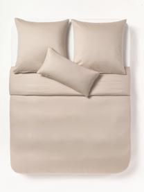 Baumwollsatin-Bettdeckenbezug Comfort, Webart: Satin Fadendichte 300 TC,, Beige, B 200 x L 200 cm