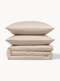 Funda nórdica de satén Comfort, Beige, Cama 150/160 cm (240 x 220 cm)