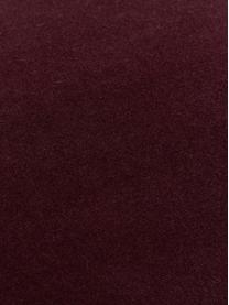 Funda de cojín de terciopelo Dana, 100% terciopelo de algodón, Ciruela, An 30 x L 50 cm
