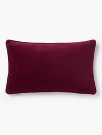 Samt-Kissenhülle Dana, 100 % Baumwollsamt, Pflaume, B 30 x L 50 cm