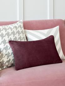 Housse de coussin en velours Dana, 100 % coton

Le matériau est certifié STANDARD 100 OEKO-TEX®, 21.HCN.84376, Hohenstein, Prune, larg. 30 x long. 50 cm