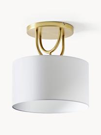 Lampa sufitowa Gianna, Złamana biel, odcienie mosiądzu, Ø 40 x W 41 cm