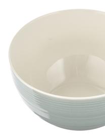 Service de table porcelaine Darby, 4 personnes (12 élém.), Porcelaine New Bone China, Vert, blanc cassé, Lot de différentes tailles