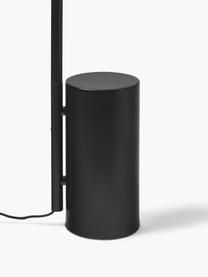 Lámpara de lectura Sia, Pantalla: metal con pintura en polv, Cable: cubierto en tela, Negro, Al 162 cm