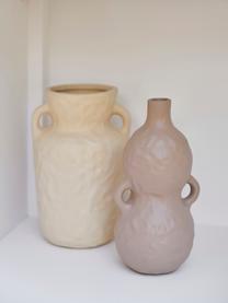 Vaso in porcellana marrone Pear, Porcellana, Marrone, Larg. 12 x Alt. 24 cm