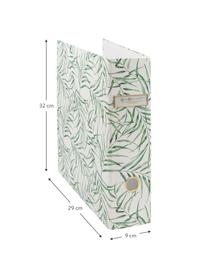 Classeur pour documents Leaf, Blanc, vert, larg. 29 x haut. 32 cm