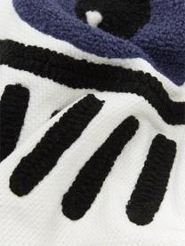 Poszewka na poduszkę Charms, 2 szt., 100% bawełna, Biały, czarny, niebieski, S 45 x D 45 cm