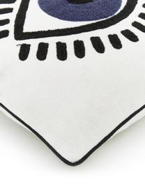 Poszewka na poduszkę Charms, 2 szt., 100% bawełna, Biały, czarny, niebieski, S 45 x D 45 cm