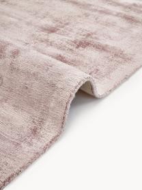 Tappeto in viscosa tessuto a mano Jane, Retro: 100% cotone Il materiale , Lavanda, Larg. 80 x Lung. 150 cm (taglia XS)