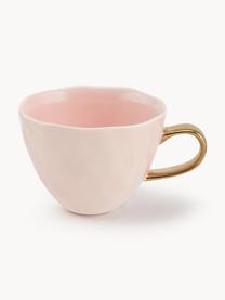 Taza de café Good Morning, Gres, Rosa claro, Ø 11 x Al 8 cm, 350 ml