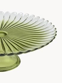 Présentoir à gâteau en verre Verde, Verre, Vert, Ø 33 x haut. 10 cm