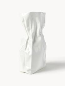 Designová váza z porcelánu Adelaide, V 31 cm, Porcelán, Krémově bílá, Š 17 cm, V 31 cm