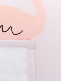 Leichtes Strandtuch Mina mit Flamingo-Motiv, 55% Polyester, 45% Baumwolle Sehr leichte Qualität, 340 g/m², Rosa, B 70 x L 150 cm