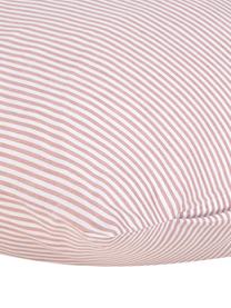 Taie d'oreiller 50x70 coton renforcé Ellie, 2 pièces, Blanc, rouge, 50 x 70 cm