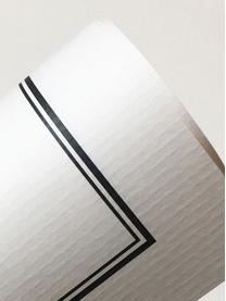 Lámina decorativa Amsterdam, Ilustración: negro, blanco Marco: negro, mate, An 40 x Al 50 cm