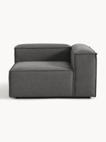 Módulo de esquina sofá Lennon, Tapizado: 100% poliéster Alta resis, Estructura: madera contrachapada de p, Patas: plástico Este producto es, Tejido gris antracita, An 119 x F 119 cm, chaise longue izquierda