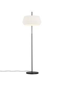 Velká oblouková lampa Dicte, Bílá, černá, Š 104 cm, V 180 cm