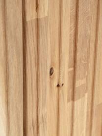 Meuble TV 2 portes façade en bois de chêne nervuré Avourio, Bois de chêne, larg. 100 x haut. 56 cm