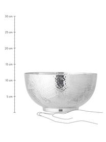 Schüsseln Dalton aus Aluminium in unterschiedlichen Größen, 2er-Set, Aluminium, gehämmert, Silberfarben, Set mit verschiedenen Größen