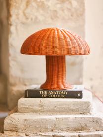 Lampada da tavolo in rattan Coral, Terracotta, Ø 34 x Alt. 30 cm