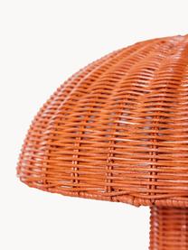 Lampada da tavolo in rattan Coral, Terracotta, Ø 34 x Alt. 30 cm