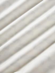 Katoensatijnen kussensloop Cadence met abstract patroon, Weeftechniek: satijn Draaddichtheid 210, Zwart, gebroken wit, perzik, 60 x 70 cm
