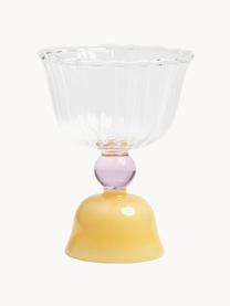 Verres à eau en verre borosilicate Tulip, 2 pièces, Verre borosilicate, Transparent, rose pâle, jaune soleil, Ø 9 x haut. 12 cm, 200 ml