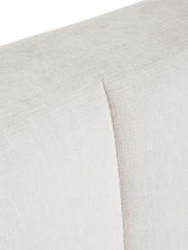 Cama continental Oberon, Patas: plástico, Tejido beige claro, An 160 x L 200 cm, dureza H2