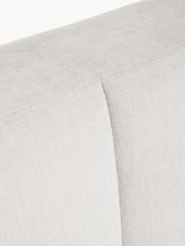 Cama continental Oberon, Patas: plástico Este producto es, Tejido beige claro, An 160 x L 200 cm, dureza H3